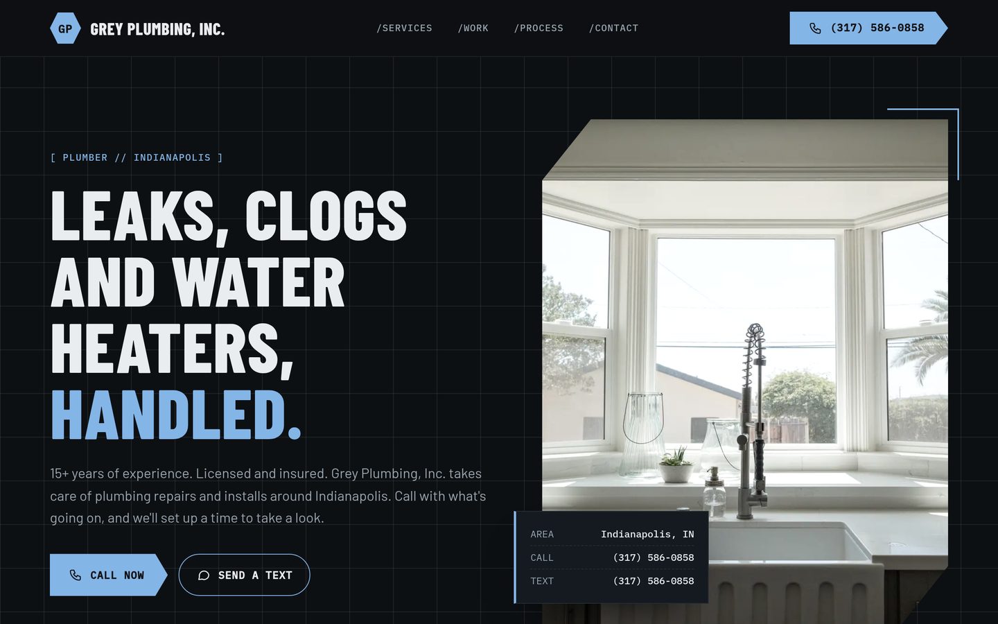 Free preview site for Grey Plumbing, Inc.